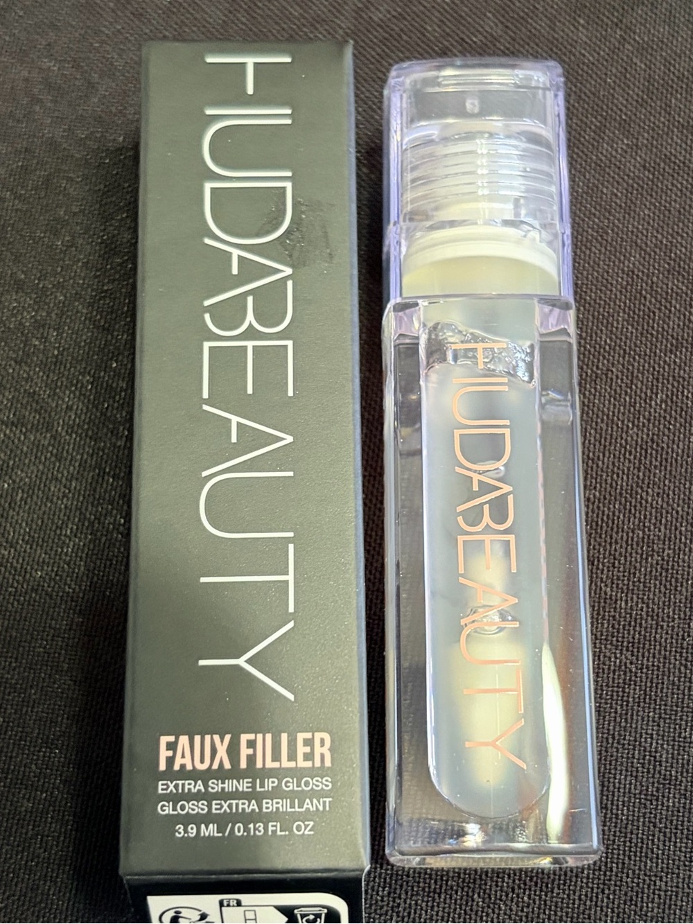 🌷 Huda Faux Filler Glassy Lip Gloss New FullSz